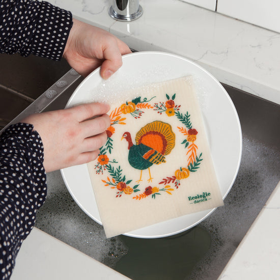 Now Designs Autumn Plenty Thanksgiving Swedish Dishcloth