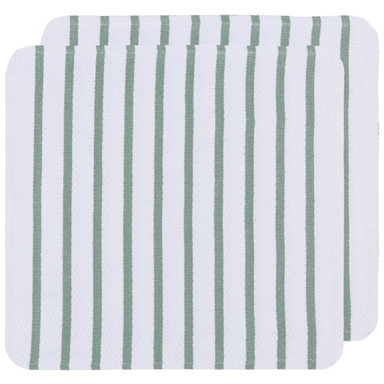 now designs Basketweave Dishcloths Elm Green Set of 2