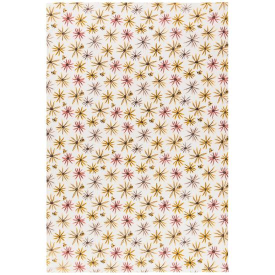 Now Designs Bees & Blooms Bakers Floursack Dishtowels Set Of 3