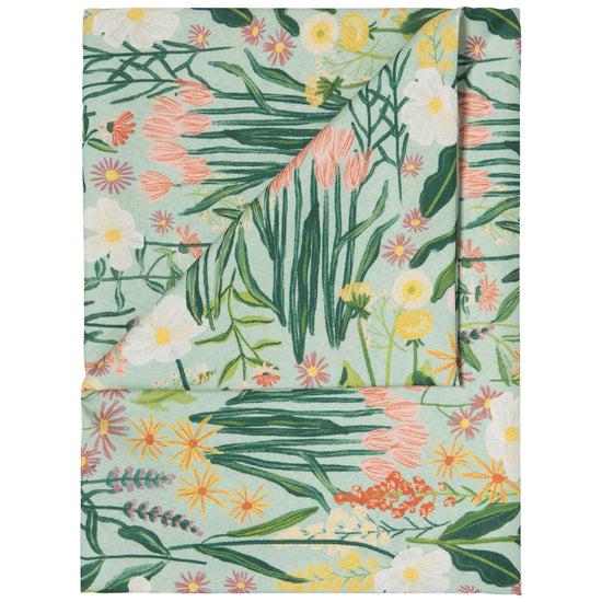 Now Designs Bees & Blooms Clean Coast Tablecloth 60 X 120 Inches