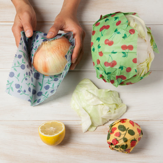 Now Designs Berries And Fruit Beeswax Wrap Set Of 3