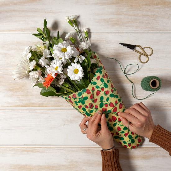 Now Designs Berries And Fruit Extra Large Beeswax Wrap
