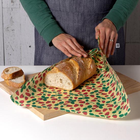 Now Designs Berries And Fruit Extra Large Beeswax Wrap