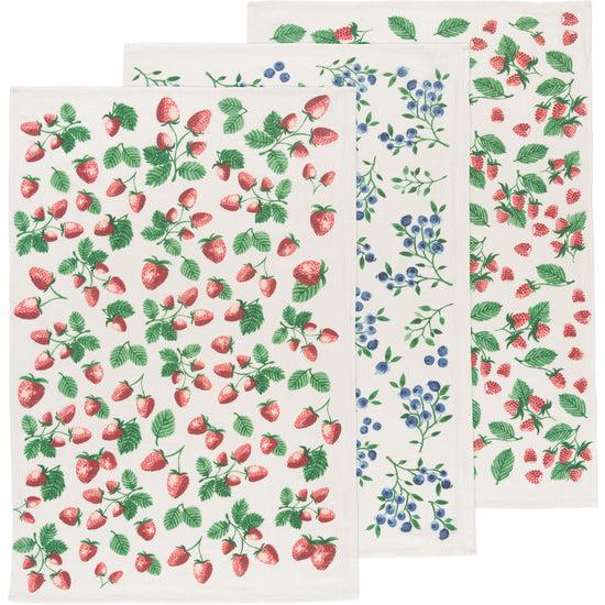 now designs Berry Patch Floursack Dish Towels Set of 3