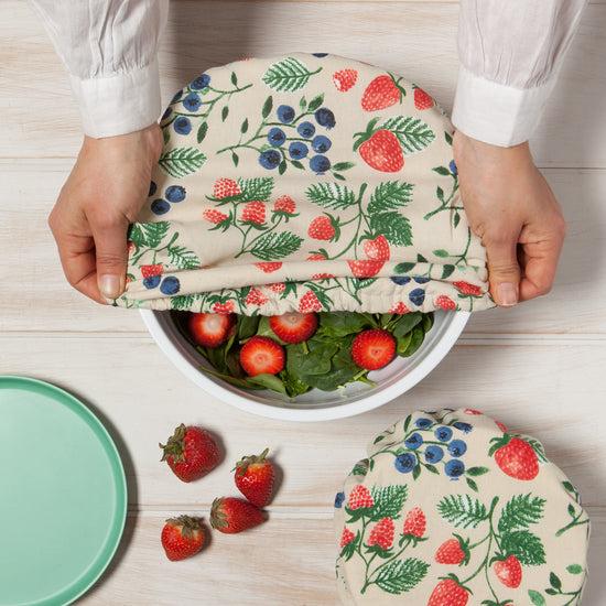 Now Designs Berry Patch Save It Bowl Covers Set Of 2