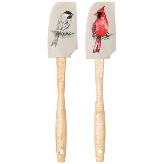 now designs Birds & Boughs Christmas Mini Silicone Spatulas Set of 2