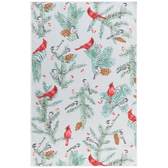 now designs Birds & Boughs Christmas Recycled Microfibre Dishtowel