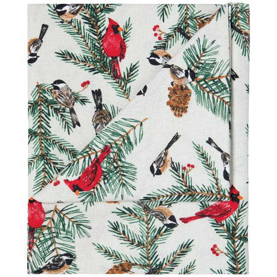 now designs Birds & Boughs Christmas Tablecloth 60 X 90 Inches