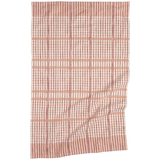 Now Designs Bisque Finley Check Dishtowels Set Of 2