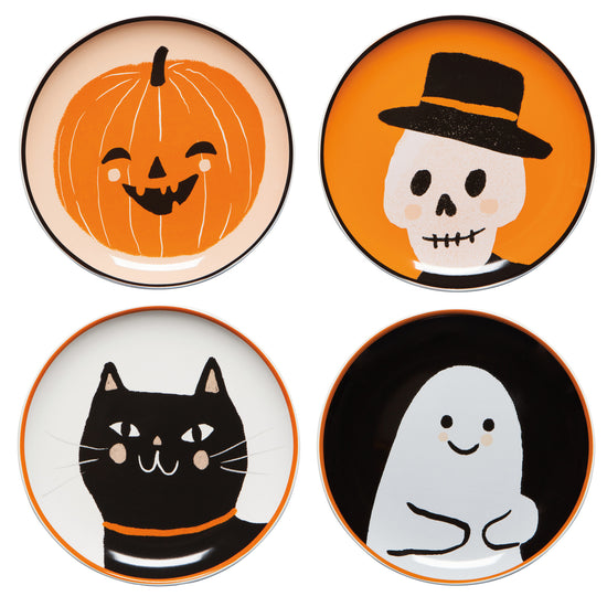now designs Boo Crew Halloween Appetizer Plates Set of 4