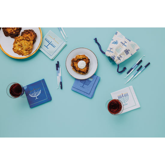 Now Designs Bright Hanukkah Cocktail Napkins Set Of 4