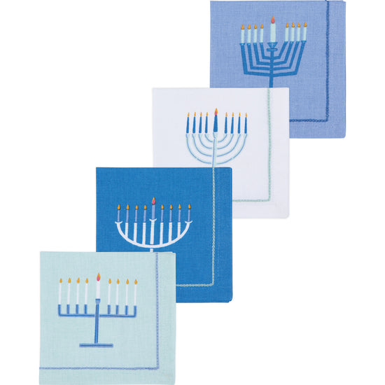 now designs Bright Hanukkah Cocktail Napkins Set of 4
