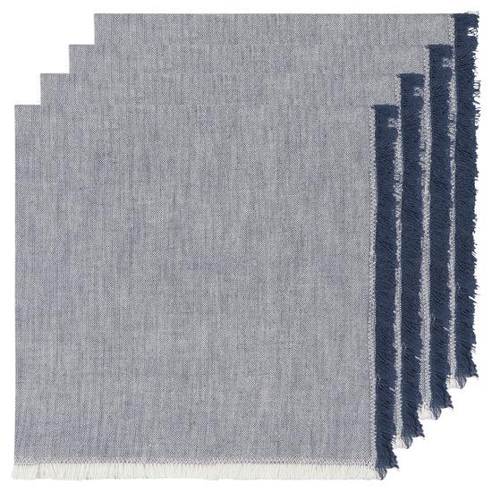 now designs Chambray Napkins Midnight Blue Set of 4