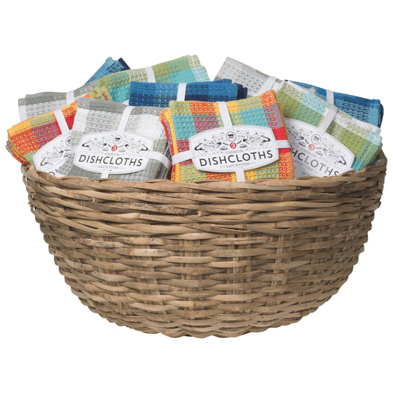 now designs Check-it Dishcloth Basket Display Includes 48 Sets of 3