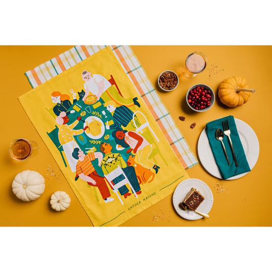 Now Designs Chosen Family Cotton Dishtowels Set Of 2