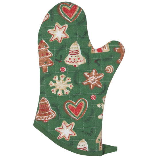 now designs Christmas Cookies Chef Quilted Oven Mitt