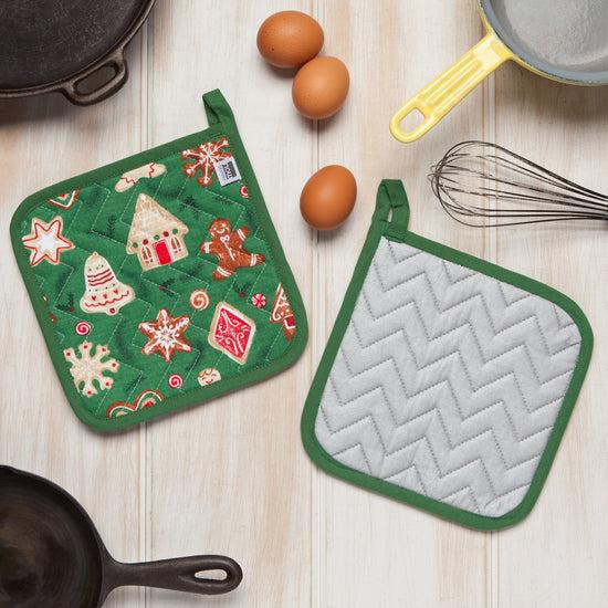 Now Designs Christmas Cookies Chef QuiltedPotholder