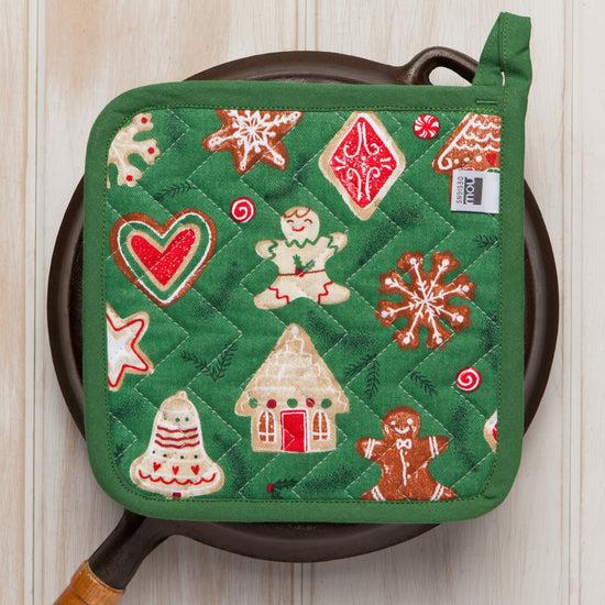 Now Designs Christmas Cookies Chef QuiltedPotholder