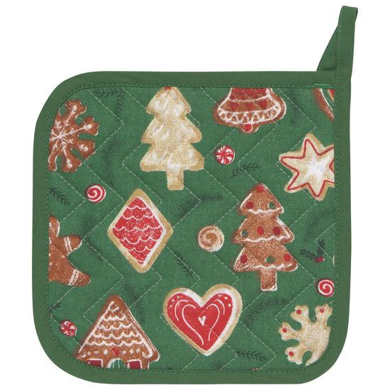 now designs Christmas Cookies Chef QuiltedPotholder