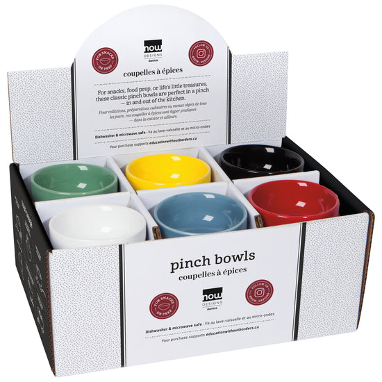 now designs Color Center Pinch Bowl Counter Display Unit Set of 24