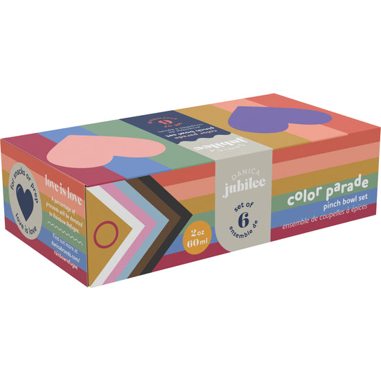 Now Designs Color Parade Pinch Bowls Set Of 6 Assorted