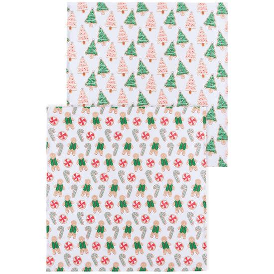 now designs Cookie Exchange Christmas Floursack Dishtowels Set of 2