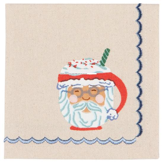 Now Designs Cozy Cups Christmas Cocktail Napkins Set Of 4