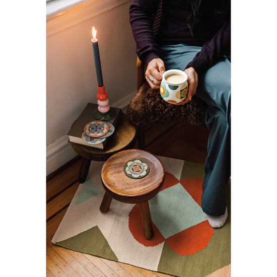 Now Designs Disco Formation Beaded Coasters Set Of 4