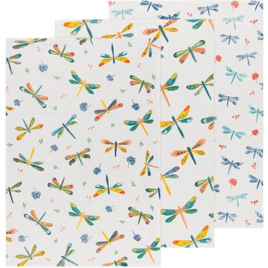 now designs Dragonfly Baker Floursack Dishtowels Set of 3