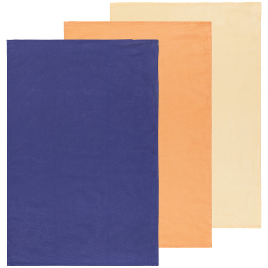 now designs Dusk/Apricot/Sunray Floursack Dishtowels Set of 3 Assorted