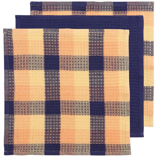 now designs Dusk Check Dishcloths Set of 3 Assorted