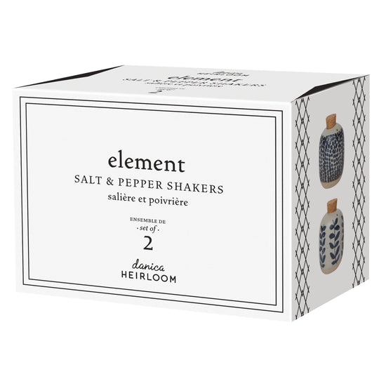 Now Designs Element Salt And Pepper Shakers Set Of 2