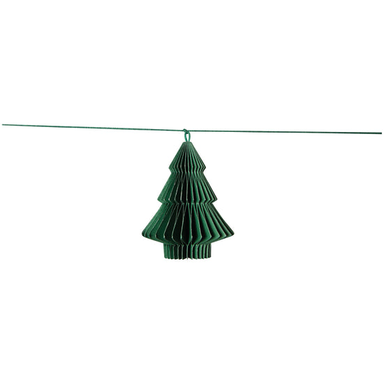 Now Designs Evergreen Christmas Honeycomb Paper Garland