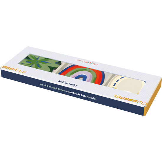 Now Designs Feeling Lucky Shaped Dish Set Of 3 Assorted