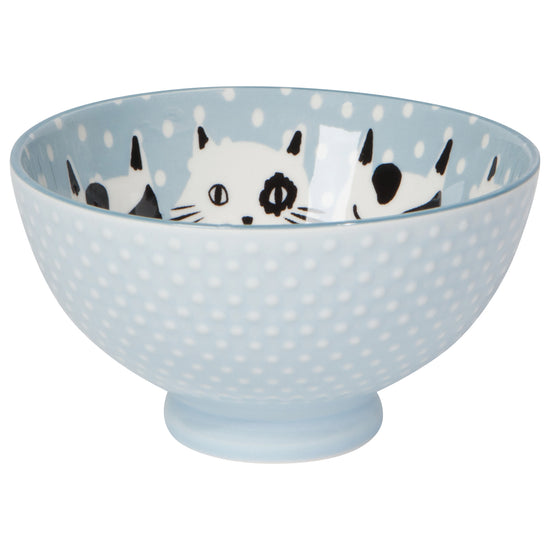 now designs Feline Fine Stamped Bowl Small 4.5 inch