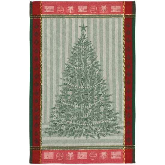 now designs Festive Fir Jacquard Christmas Dishtowel