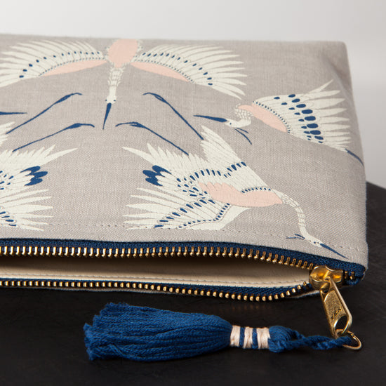 Now Designs Flight Of Fancy Linen Cosmetic Bag Small