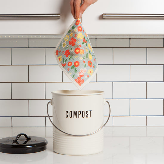 Now Designs Flowers Of The Month Swedish Sponge Cloth