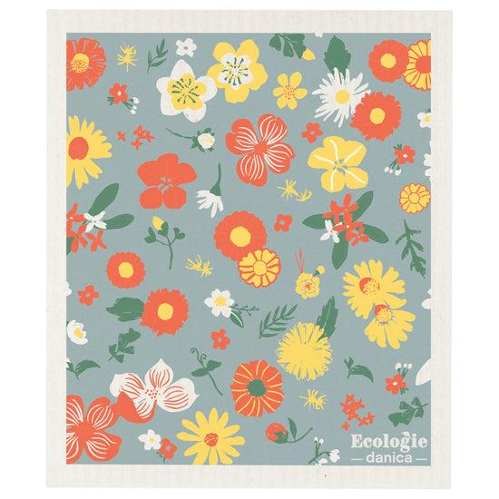 now designs Flowers Of The Month Swedish Sponge Cloth
