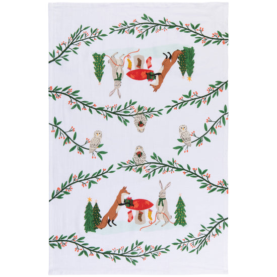 Now Designs Forest Fete Floursack Dishtowels Set Of 2