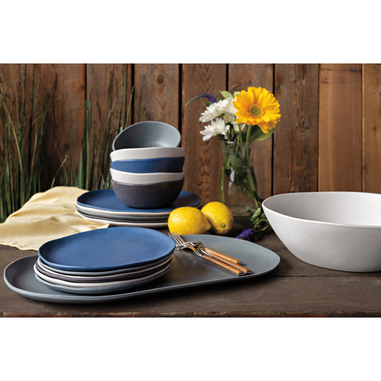 Now Designs Fresco Melamine Dinner Plate - Vanilla Bean