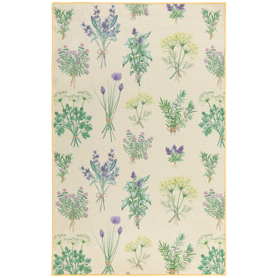 now designs Fresh Herbs Recycled Microfibre Dishtowel