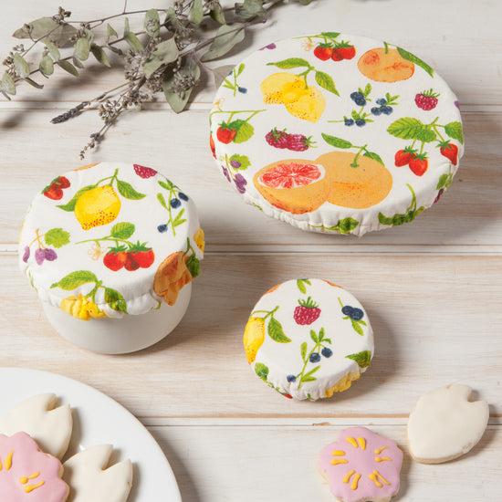 Now Designs Fruit Salad Save It Mini Bowl Cover Set Of 3