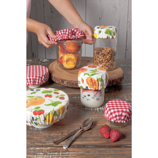Now Designs Fruit Salad Save It Mini Bowl Cover Set Of 3