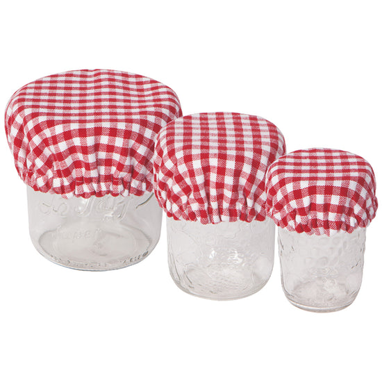 now designs Gingham Save It Mini Bowl Cover Set of 3