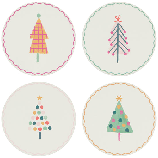 now designs Glitzmas Soak Up Christmas Coasters Set of 4
