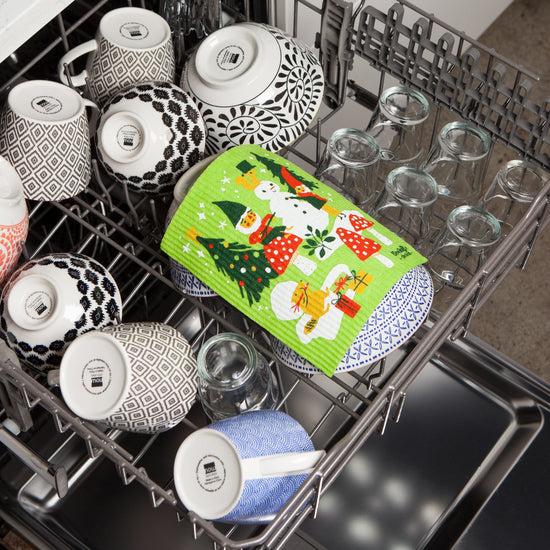 Now Designs Gnome For Holidays Swedish Sponge Cloth