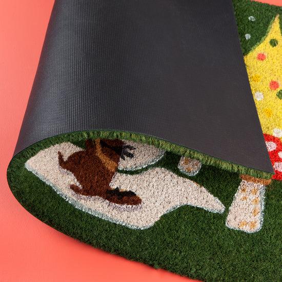 Now Designs Gnome For The Holidays Coconut Fibre Doormat