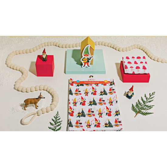 Now Designs Gnome For The Holidays Floursack Dish Towels Set Of 2