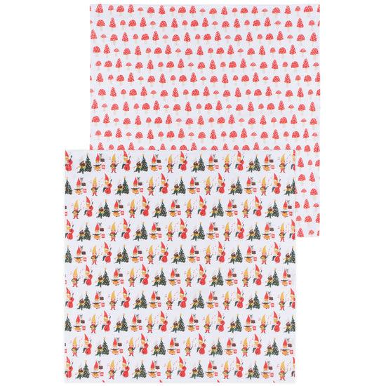 now designs Gnome For The Holidays Floursack Dish Towels Set of 2